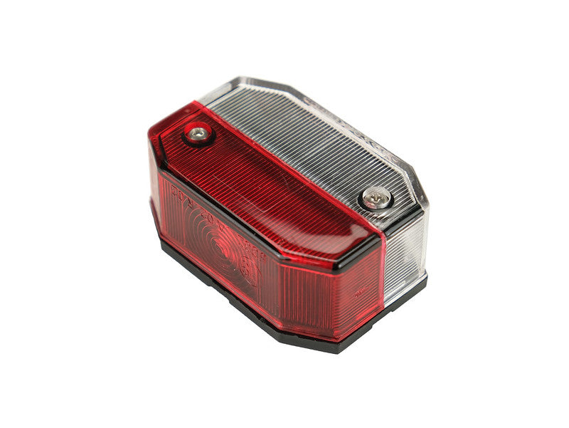 Anhänger für PKW - Meier Anhänger Sursee Markierleuchte rot / weiss "Humbaur", komplett mit Birne