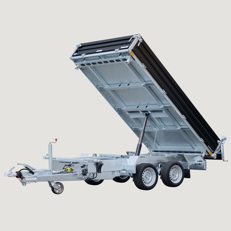 Kipper anhänger dreiseitenkipper humbaur kippanhänger von barthau