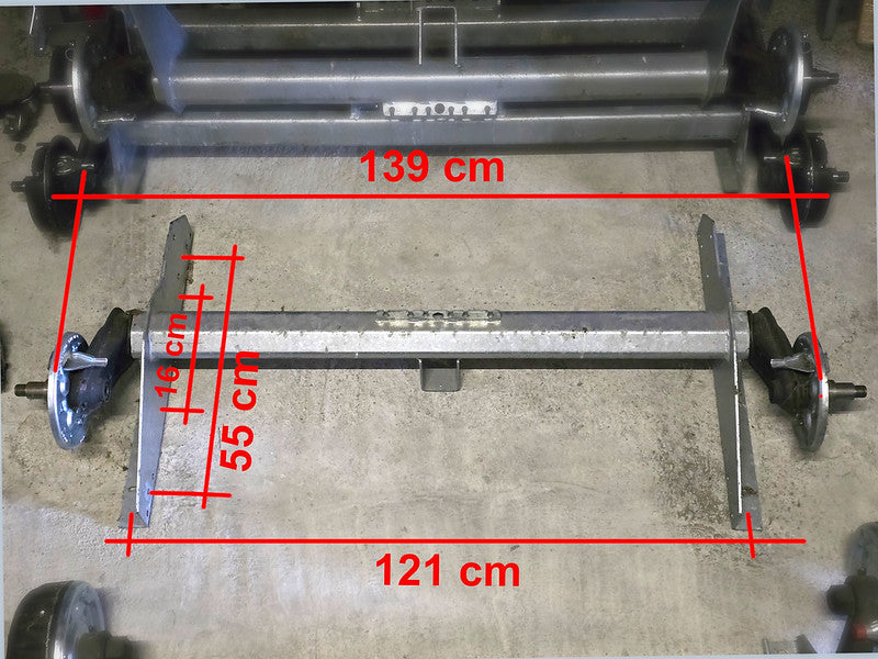 Anhänger Achse 1350 kg Restposten