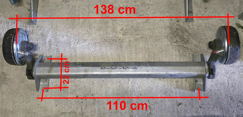 Anhänger Achse 1800 kg Restposten