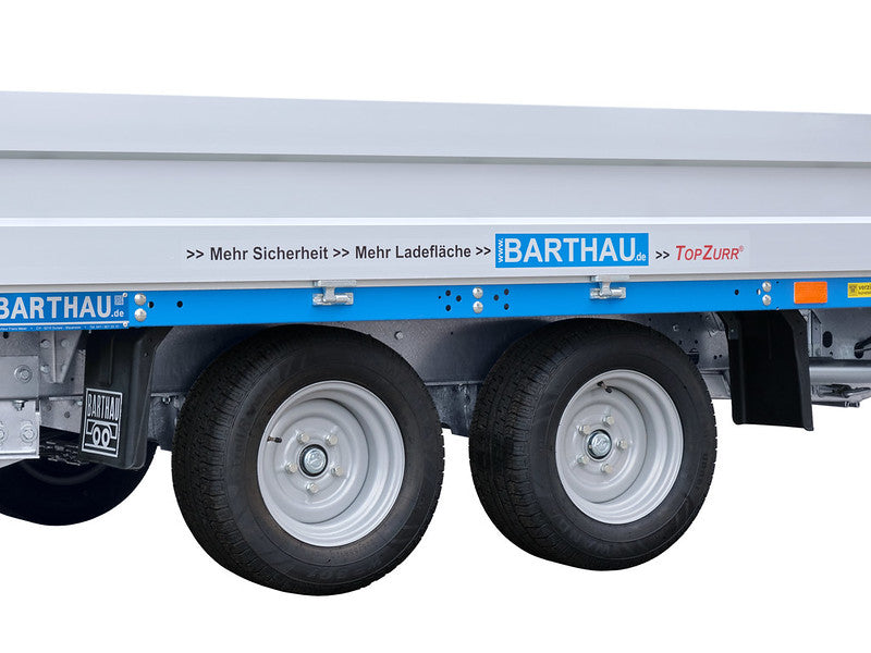 Barthau Anhänger Typ TP, 3500 kg, Extra Verstärkt, Tiefe Ladehöhe, mit Zubehör