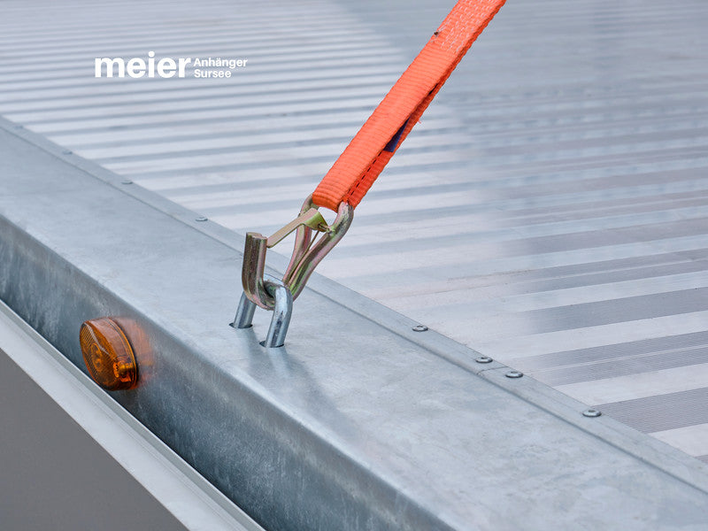Temared Sachentransportanhänger 3500 kg, 4.5 Meter mit Rampen
