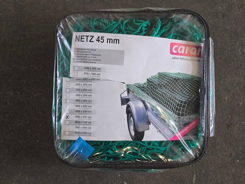 Netz für Anhänger, Maschenweite, 5000 x 3100 mm