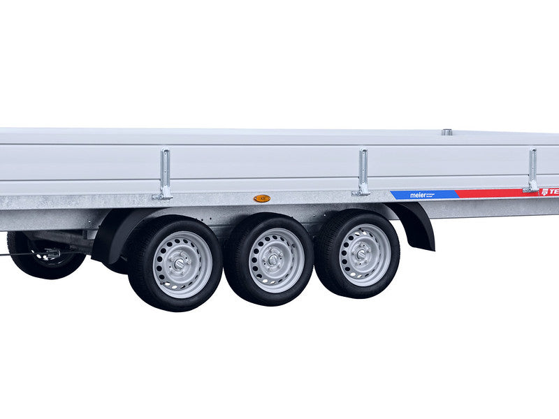 Temared Anhänger Typ Carplatform, 3-Achsig, mit Aluboden und Bordwänden