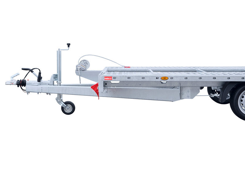 Temared Autotransporter Typ CAR DECK PLUS, mit Auffahrrampen, Heck abgeschrägt