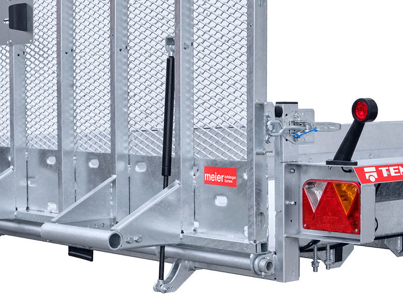 Temared Baumaschinentransporter Typ BUILDER 3500 kg, 3-Achsig, mit Überfahrwand
