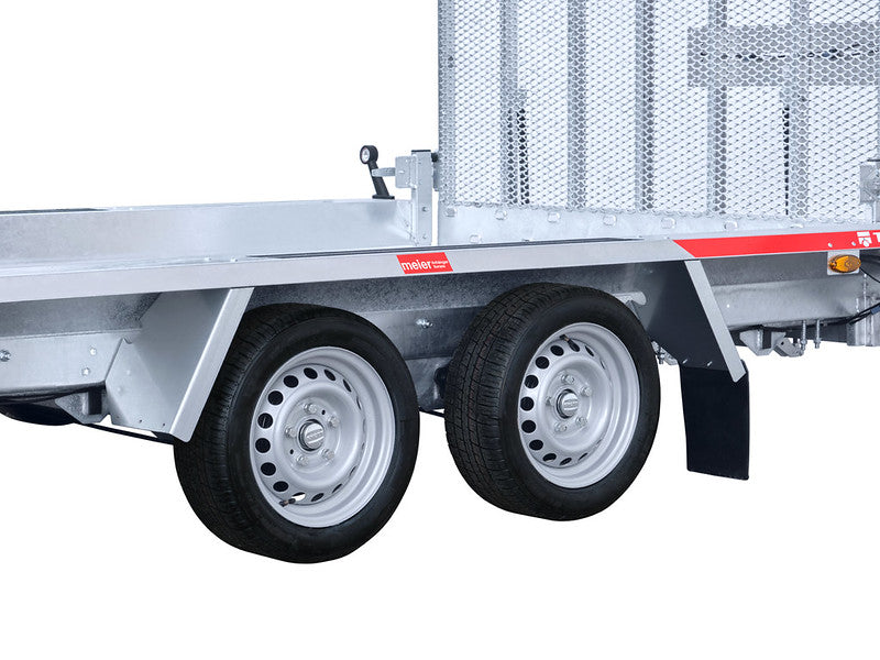 Temared Baumaschinentransporter Typ BUILDER mit Überfahrwand