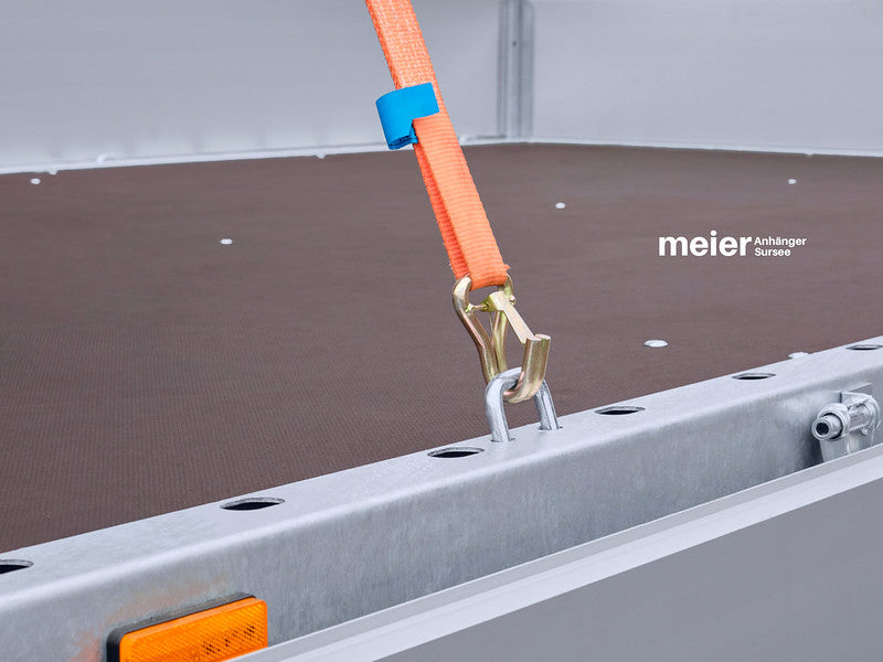 Temared Fahrzeugtransportanhänger Typ CARKEEPER NEW, kippbar mit Auffahrrampen und Bordwänden