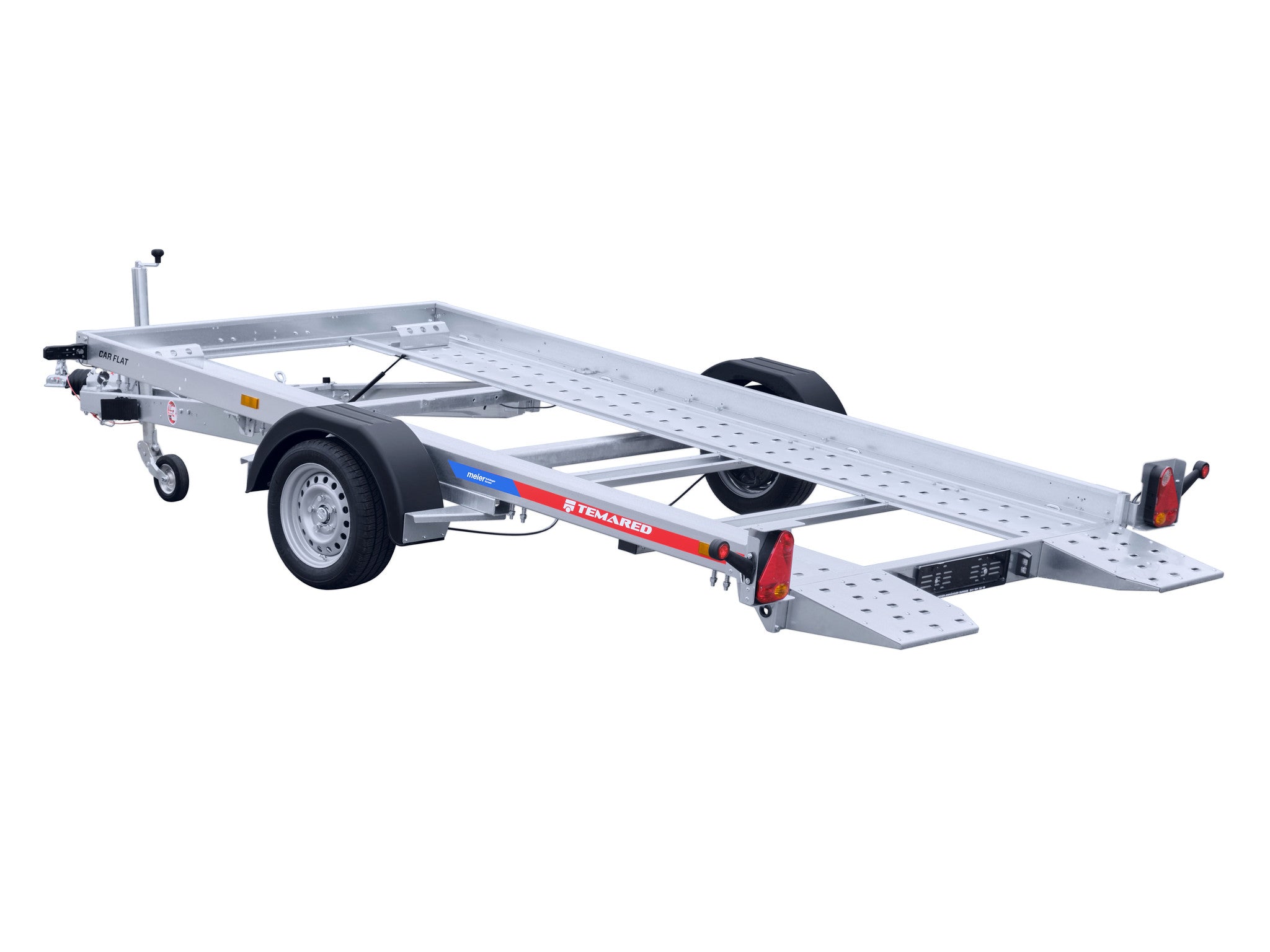Temared Kleinwagentransporter Typ CAR FLAT, kippbar
