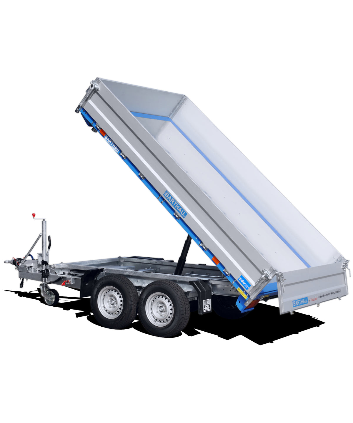 Kipper Anhänger, Brücke gekippt