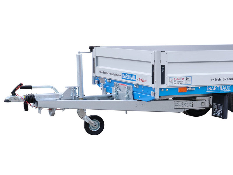 Barthau Autoanhänger Typ ETK, Einachs Hochlader, Tiefe Ladehöhe, kippbar