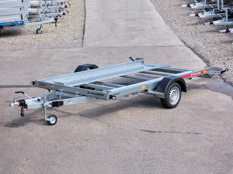 Temared Autotransportanhänger 1500 kg, einachs, Tieflader