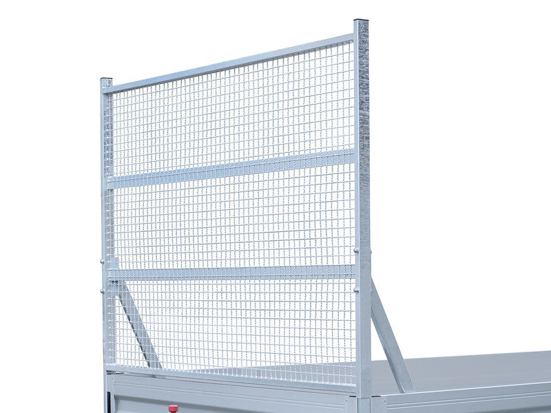 Remorque Humbaur type HT, cargo à deux essieux, avec grille pour transport sur échafaudage