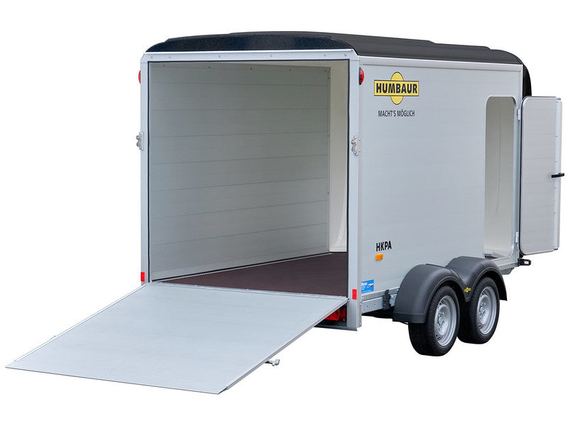 Anhänger für PKW - Meier Anhänger Sursee Humbaur Alu-Kofferanhänger, Tieflader, Aluminium