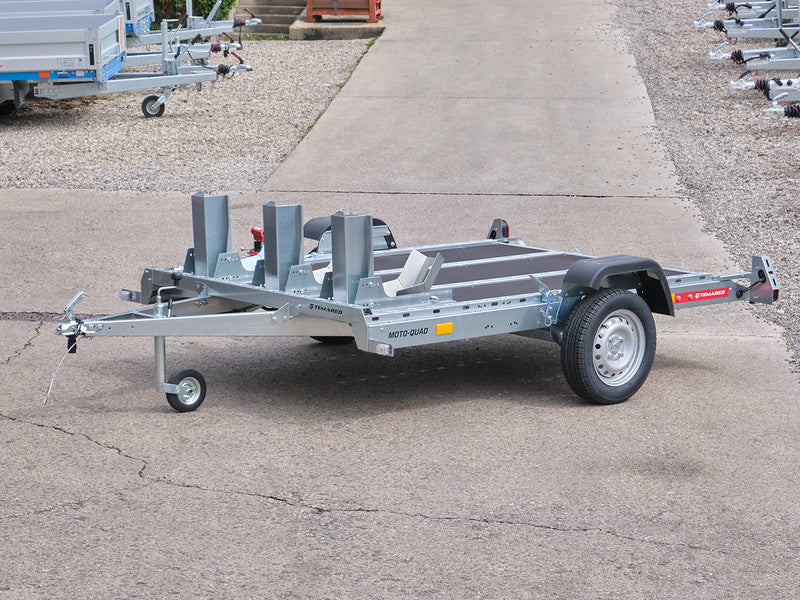 Temared Motorradanhänger 750 kg, absenkbar