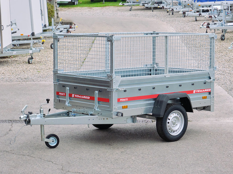 Temared Anhänger 750 kg, ungebremst mit Gitter