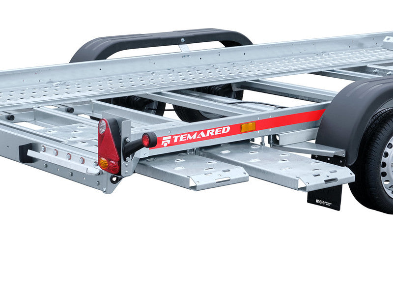 Remorque porte-voitures Temared type CAR FLAT, basculante