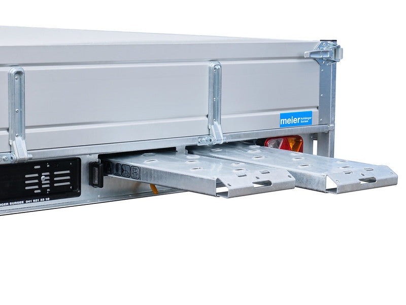 Temared Sachentransportanhänger Typ CARKEEPER, kippbar mit Auffahrrampen und Zubehör