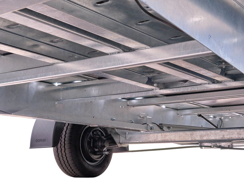 Temared Sachentransportanhänger Typ CARKEEPER, kippbar mit Auffahrrampen und Zubehör