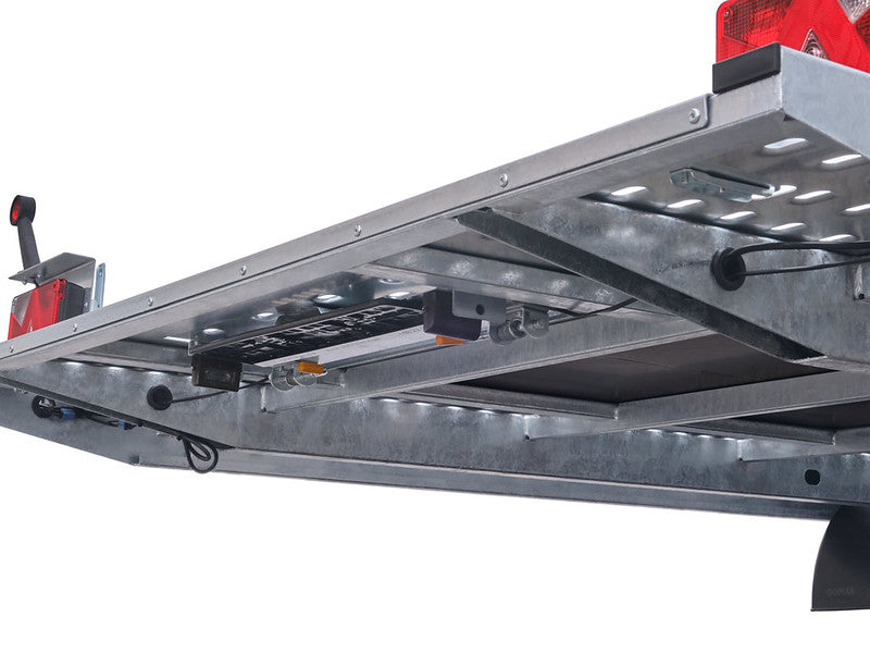 Temared Autotransportanhänger Typ CARKEEPER, 3-achsig, ankippbar