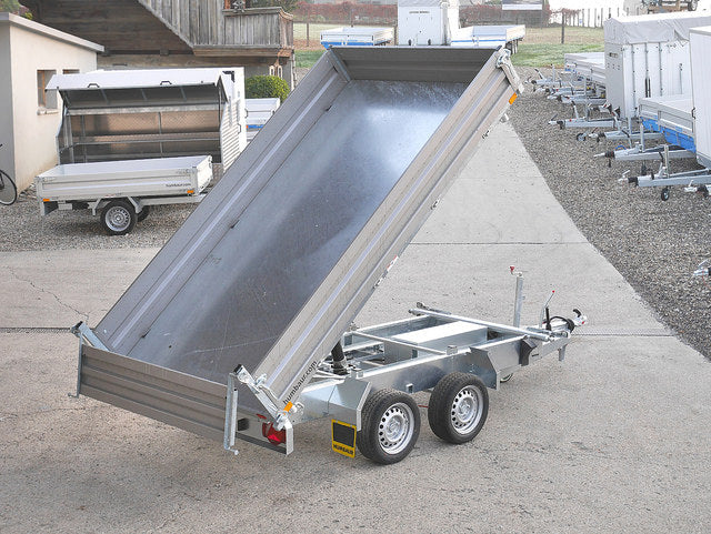 Humbaur Dreiseitenkipper Typ HTK, 2000 bis 3500 kg, Bordwände aus Alu - Meier Anhänger AG