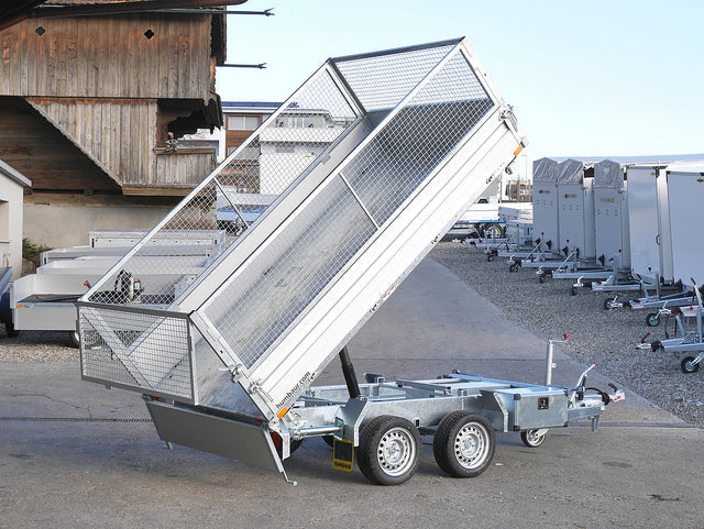 Humbaur Dreiseitenkipper Typ HTK, 2000 bis 3500 kg, Bordwände aus Alu - Meier Anhänger AG