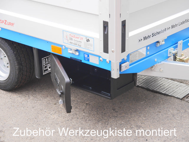 Barthau Autoanhänger Typ EH, Einachs Hochlader, mit Riffelblechboden - Meier Anhänger AG