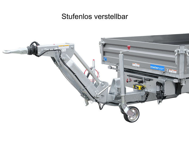 Humbaur Dreiseitenkipper Typ HTK, 2000 bis 3500 kg, Bordwände aus Alu - Meier Anhänger AG