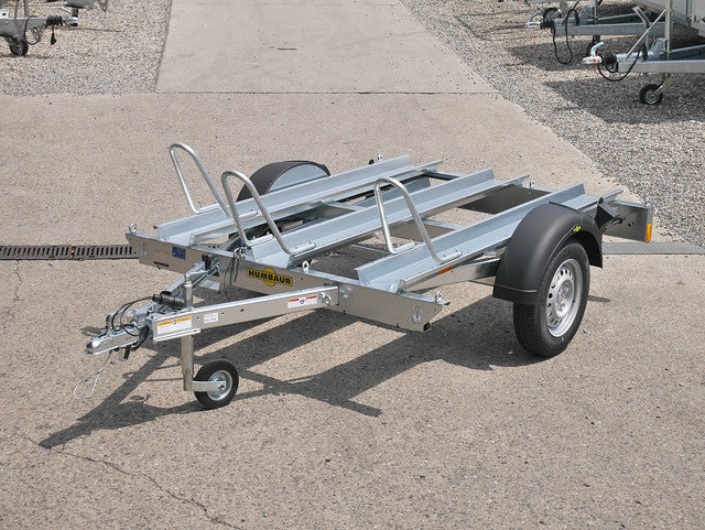 Humbaur Motorradtransporter Typ HM, mit Schiebestützen - Meier Anhänger AG
