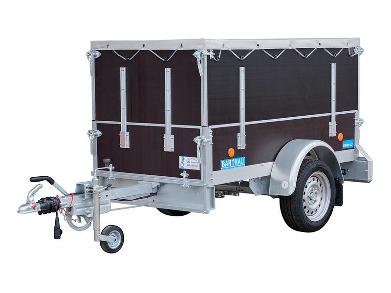 Anhänger für PKW - Meier Anhänger Sursee Barthau Anhänger Typ GL, mit steckbarem Aufsatz und Flachplane