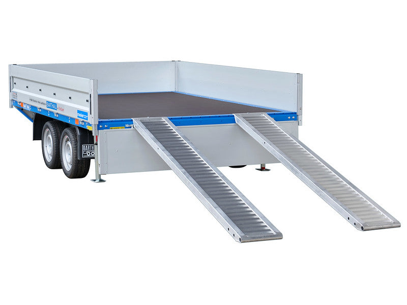 Anhänger für PKW - Meier Anhänger Sursee Barthau Anhänger Typ SP, 2700 bis 3500 kg, Verstärkt, mit Rampen und Zubehör
