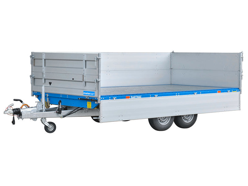 Barthau Dreiseitenkipper Typ DK, Verstärkt, mit Hand- und Elektropumpe und Zubehör - Meier Anhänger AG