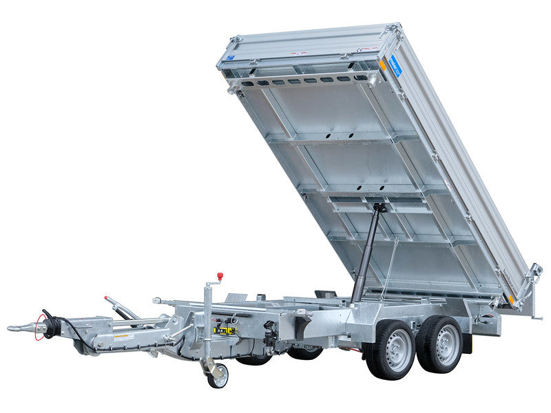Anhänger für PKW - Meier Anhänger Sursee Humbaur Dreiseitenkipper Typ HTK, 2000 bis 3500 kg, Höhenverstellbare Zugdeichsel