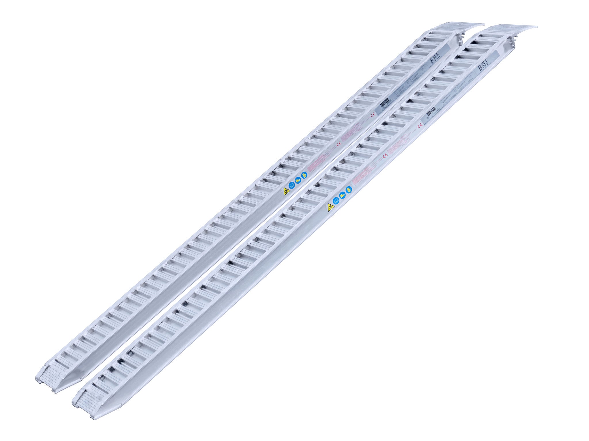 1 Paar Aluminium Rampen Humbaur, 1900 kg Tragkraft, 2465 mm lang