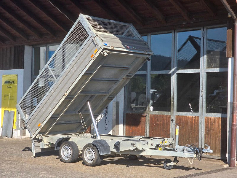 Occasion Kipper Anhänger 3500 kg mit Gitteraufsatz, ab MFK