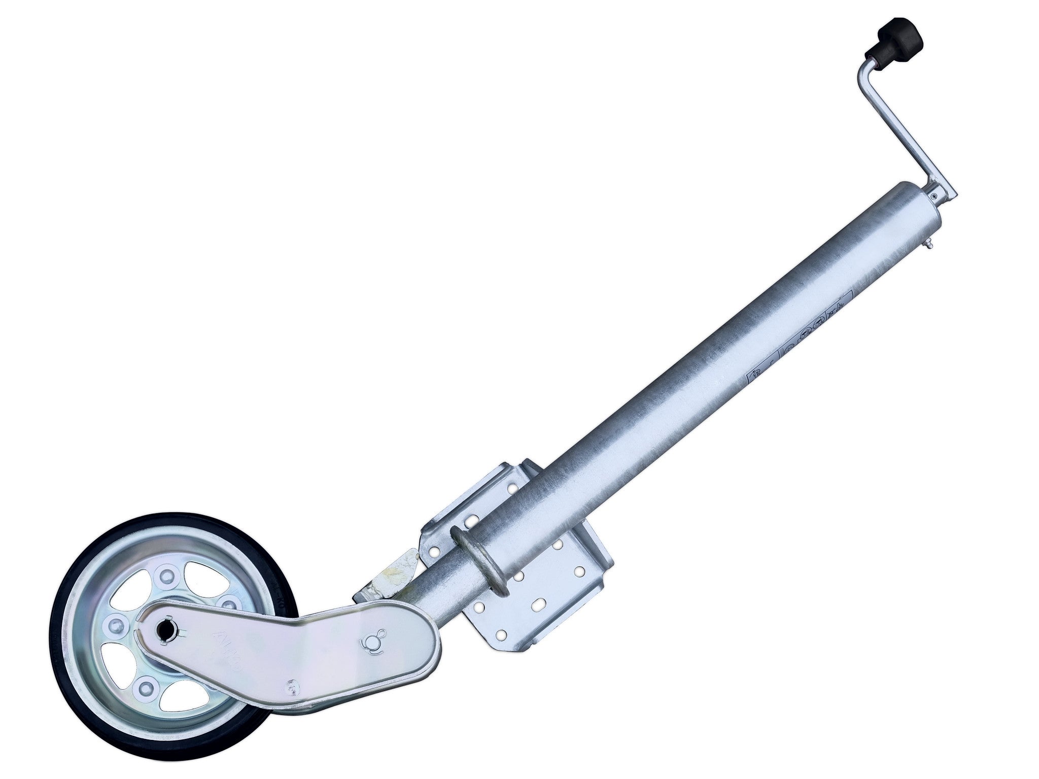 Automatik Stützrad 500 kg, Massive Ausführung