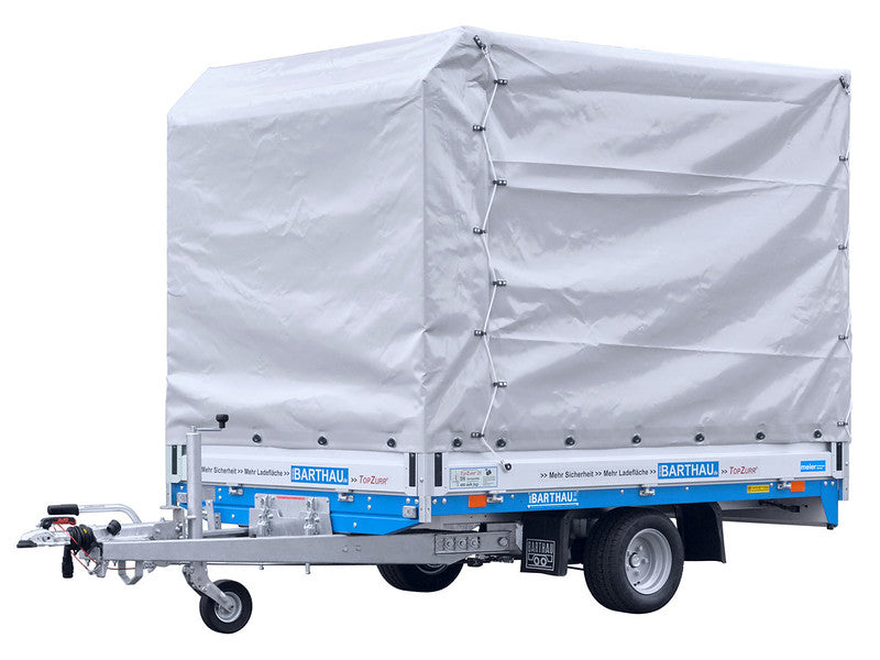 Barthau Anhänger Typ ETK, Ankippbar, Tiefe Ladehöhe, mit Planenverdeck  1
