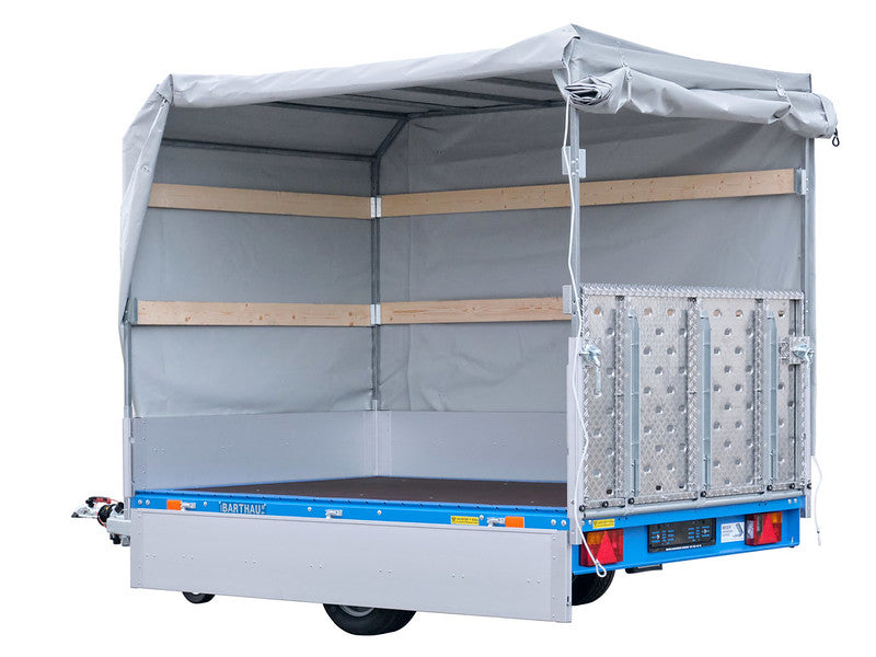 Barthau Anhänger Typ ETK, Ankippbar, Tiefe Ladehöhe, mit Planenverdeck 2