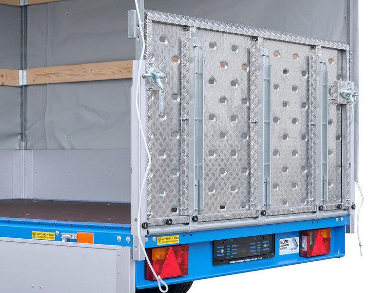 Barthau Anhänger Typ ETK, kippbar, tiefe Ladehöhe, mit Plane