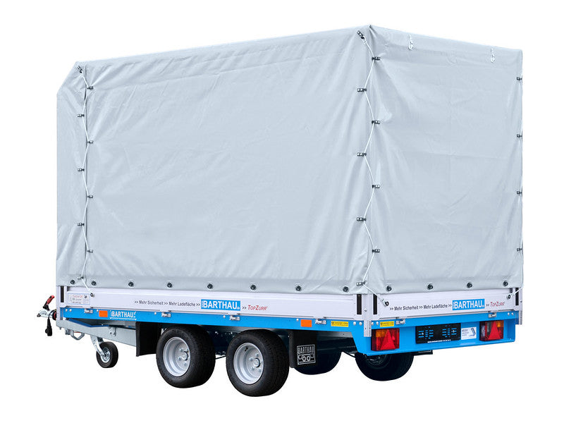 Barthau Anhänger Typ ET, 2000 bis 2700 kg, Tiefe Ladehöhe, mit Planengestell