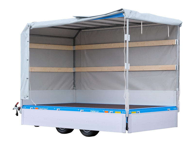 Barthau Anhänger Typ ET, 2000 bis 2700 kg, Tiefe Ladehöhe, mit Planengestell