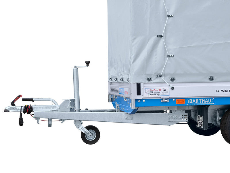 Barthau Anhänger Typ ET, 2000 bis 2700 kg, Tiefe Ladehöhe, mit Planengestell