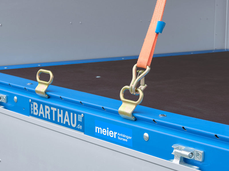 Barthau Anhänger Typ ET, tiefe Ladehöhe, mit Planengestell, Planenfarbe wählbar