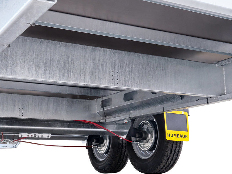 Remorque Humbaur type HT, chargeuse surélevée à deux essieux, standard