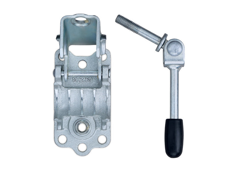 Klemmhalter für Stützrad-Durchmesser 48 mm, verstärkt, 4-Loch Anschluss