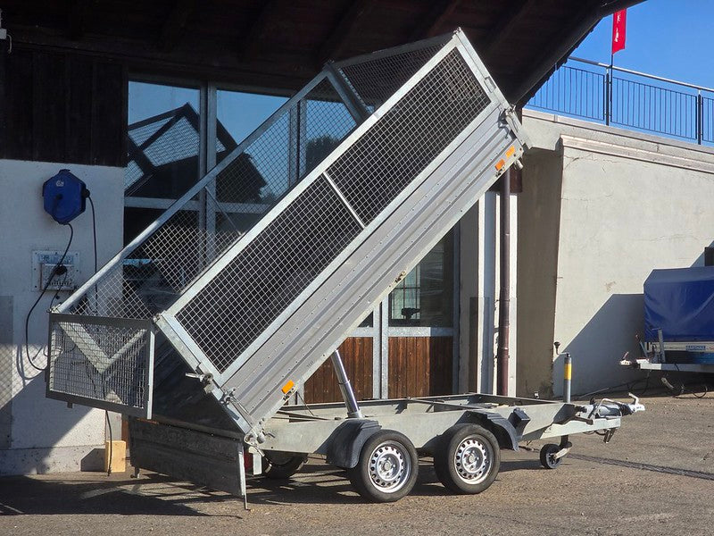 Occasion Kipper Anhänger 3500 kg mit Gitteraufsatz, ab MFK