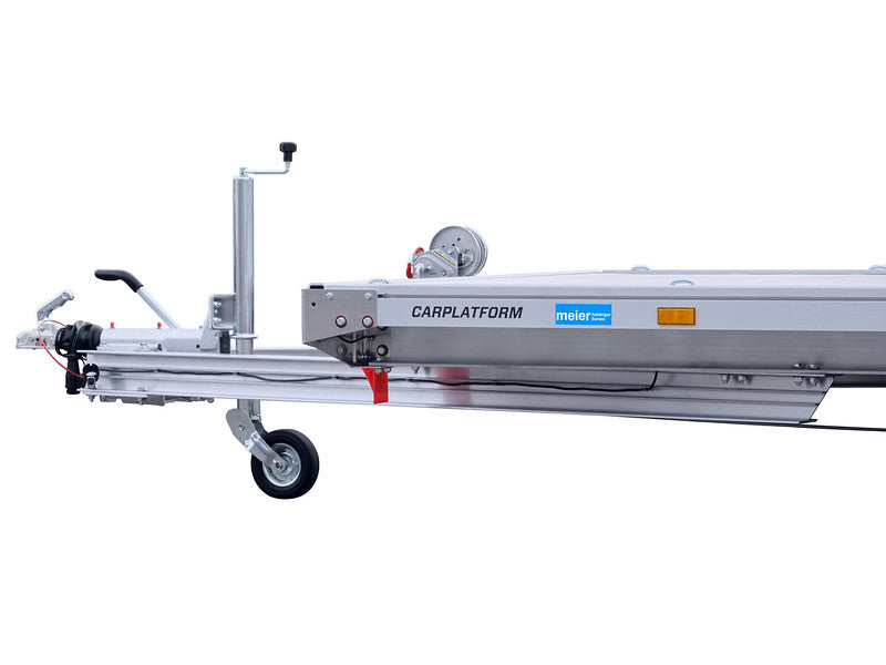 Temared Aluminium-Anhänger, MAXIMALE NUTZLAST, Auffahrrampen und Seilwinde