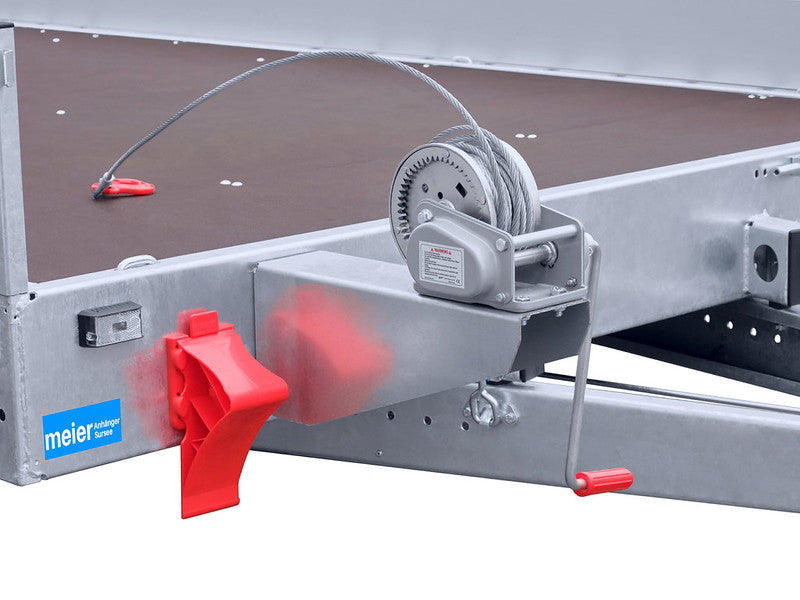 Temared Fahrzeugtransportanhänger Typ CARKEEPER NEW, kippbar mit Auffahrrampen und Bordwänden