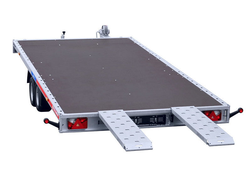 Temared Fahrzeugtransportanhänger Typ CARKEEPER NEW, kippbar mit Auffahrrampen