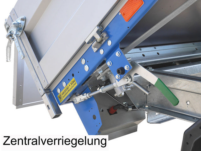 Barthau Dreiseitenkipper Typ DK, Verstärkt, mit Hand- und Elektropumpe - Meier Anhänger AG